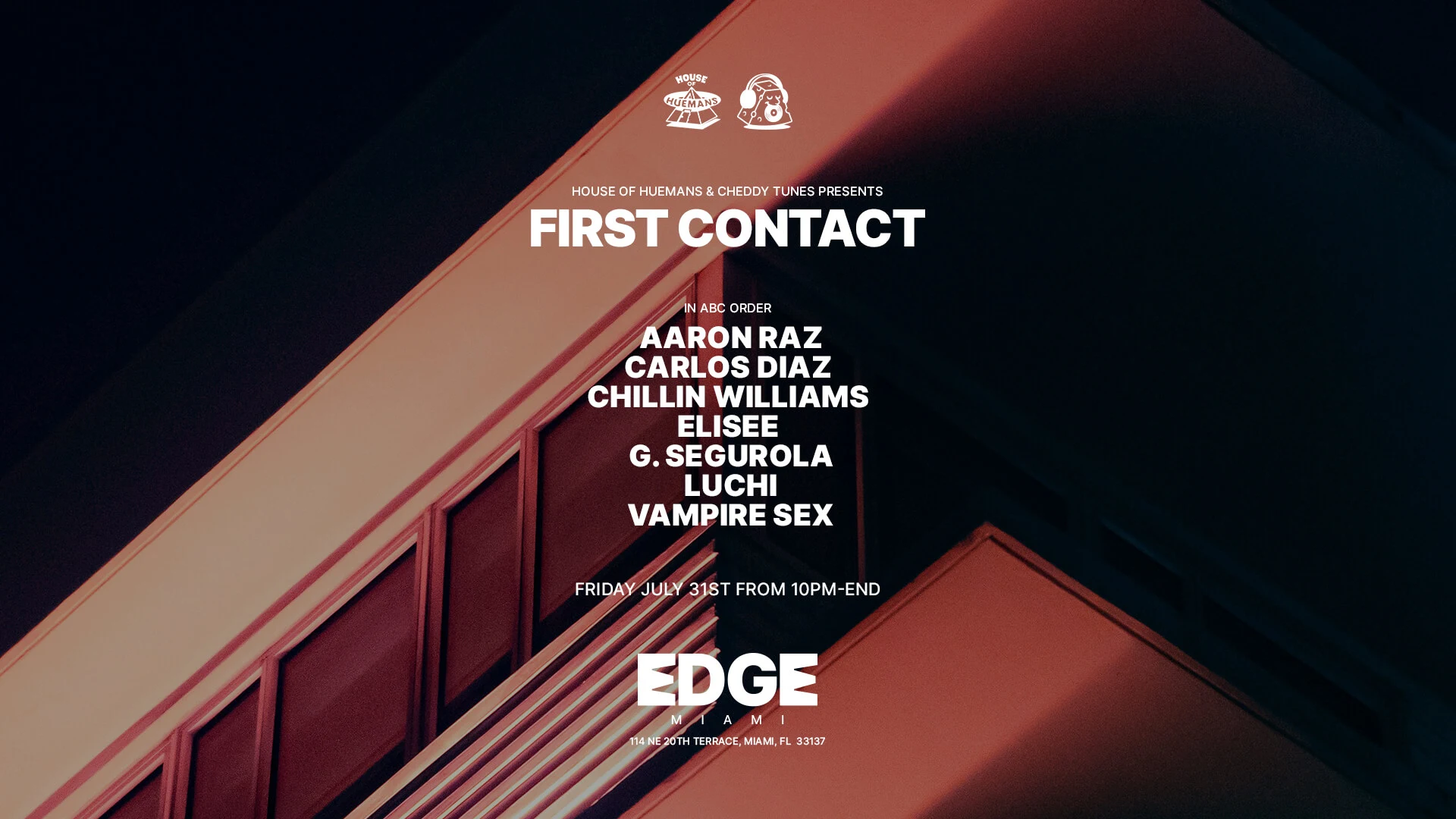 First Contact By House Of Huemans & Cheddy Records Cover
