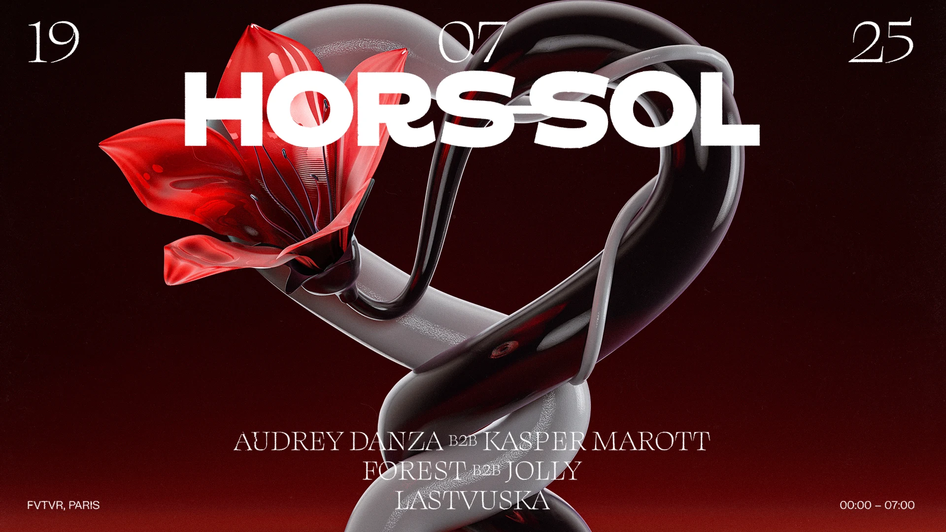 Hors-Sol X Fvtvr : Audrey Danza B2b Kasper Marott, And More Cover