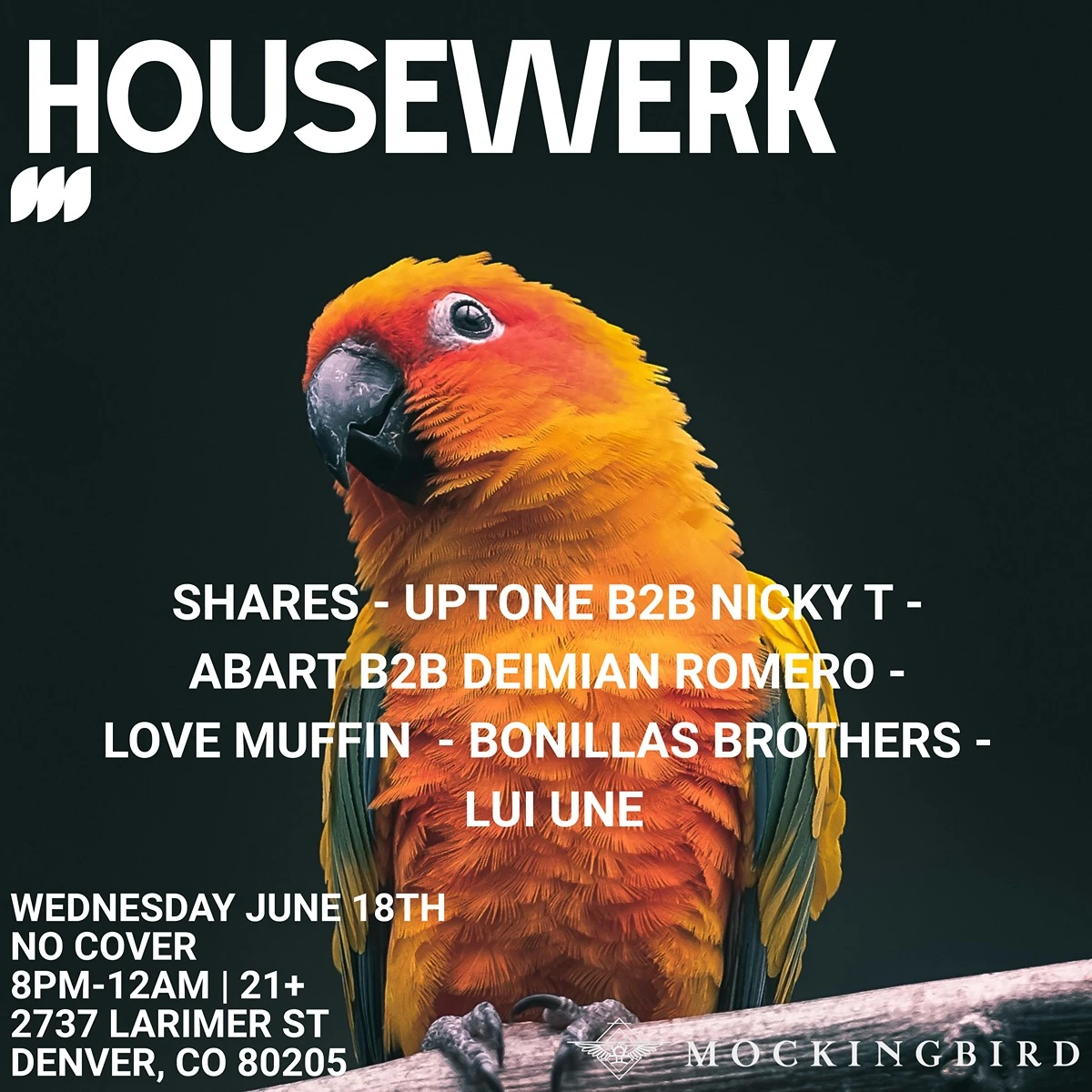 Housewerk Ft. Uptone, Nicky T And Bonillas Brothers Cover