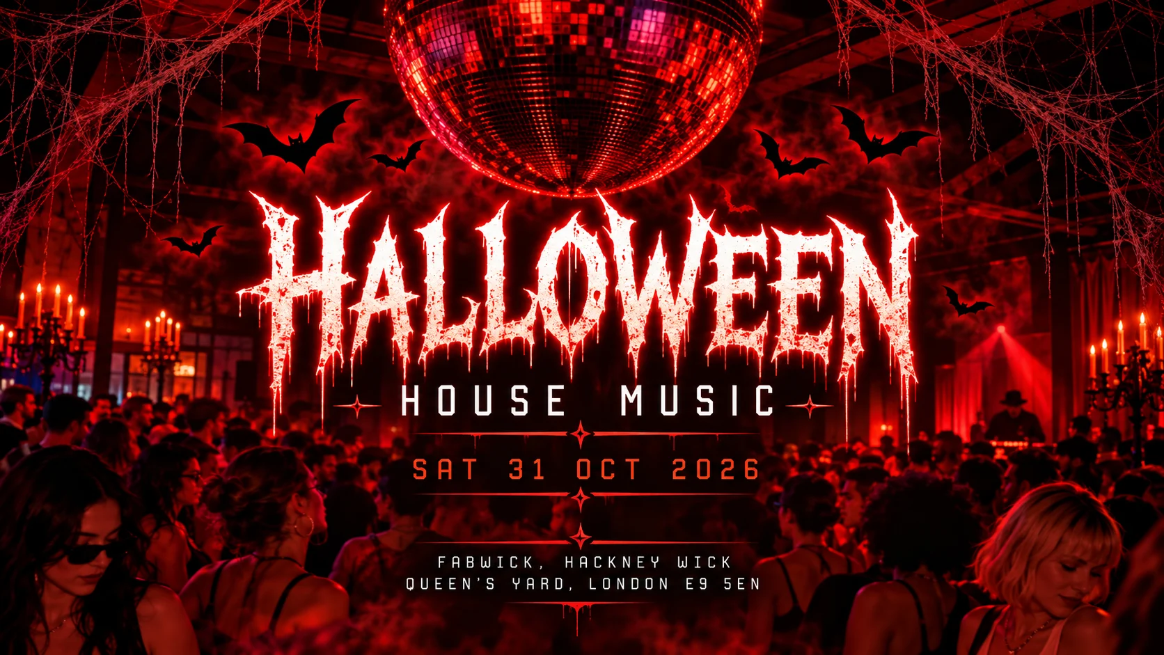 Hackney Wick Halloween - House Music Ready For The Darkness Cover