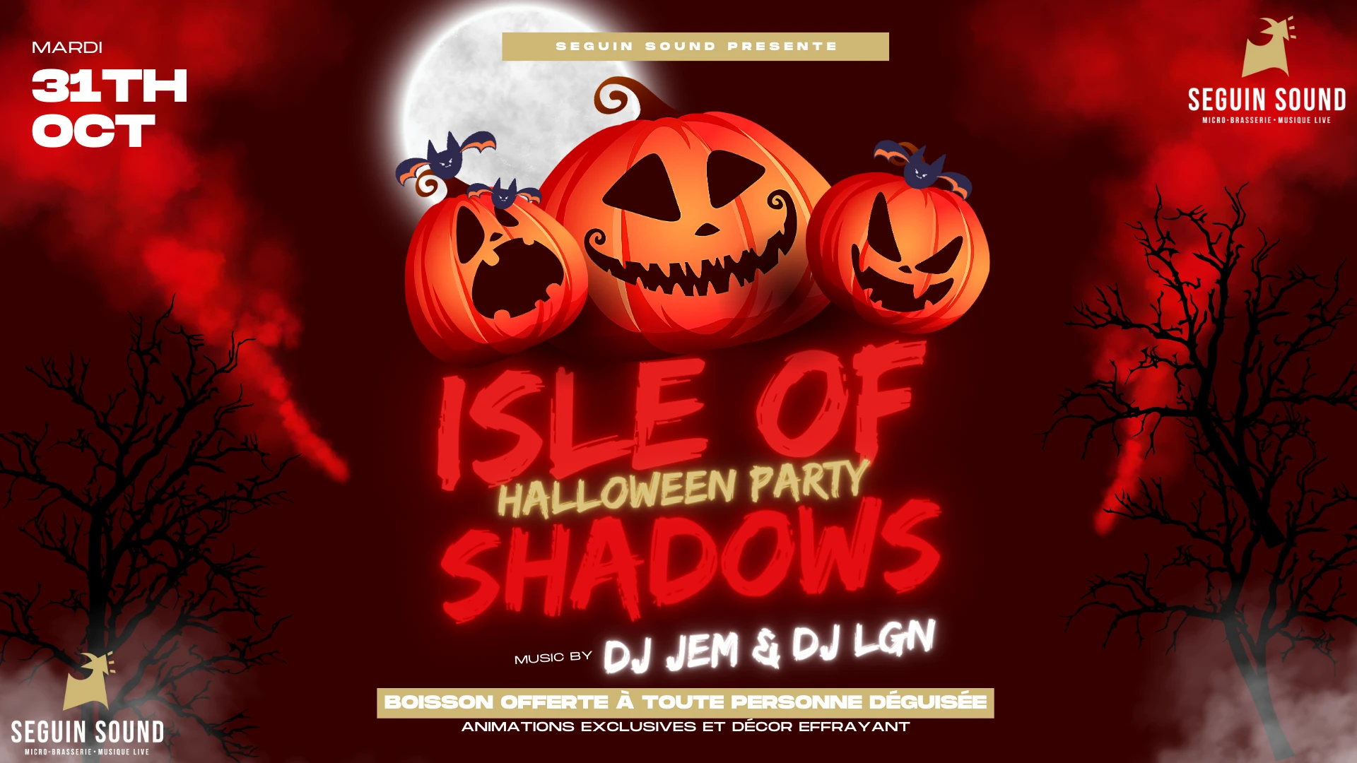 Isle Of Shadows - Halloween Party Cover