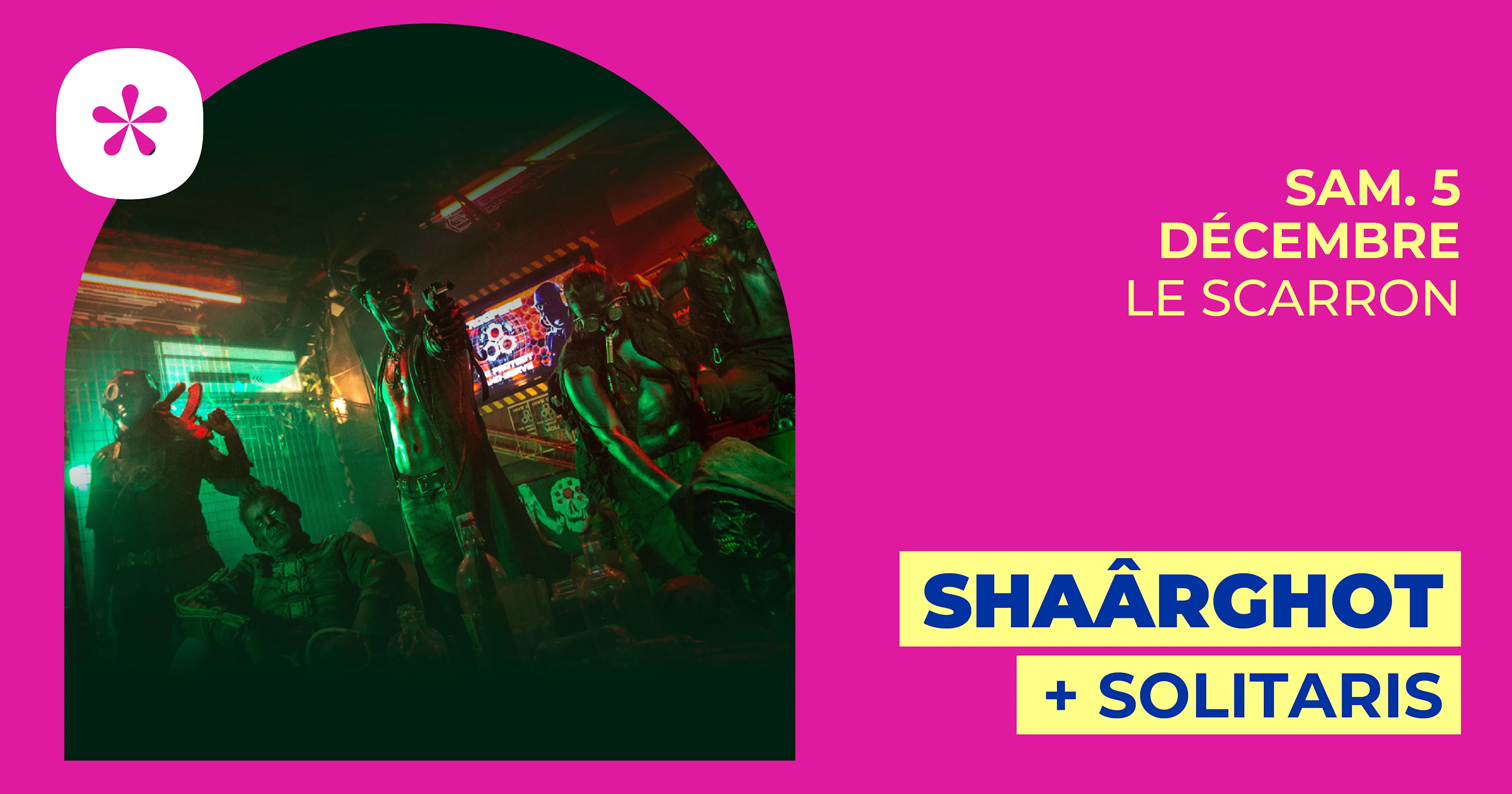 Shaârghot + Solitaris | Le Scarron • Le Mans Cover