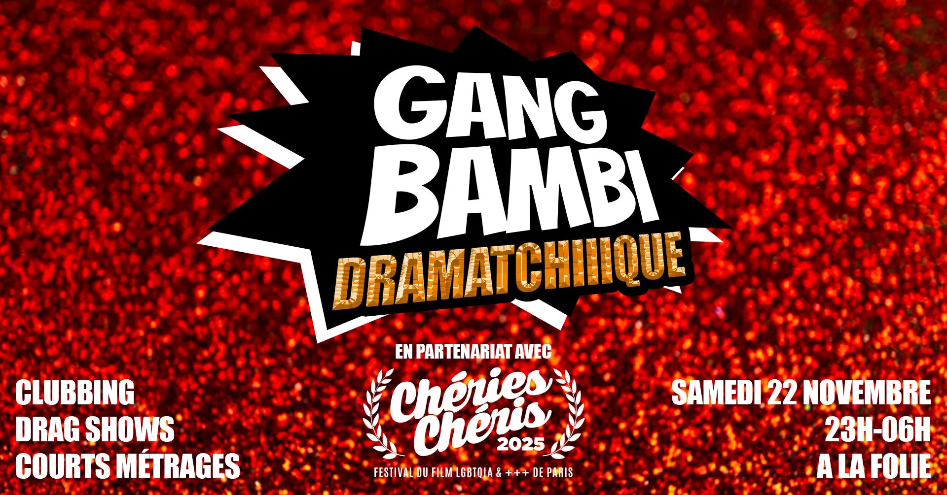 Gang Bambi : Dramatchiiique - After Chéries.Chéris Festival Cover