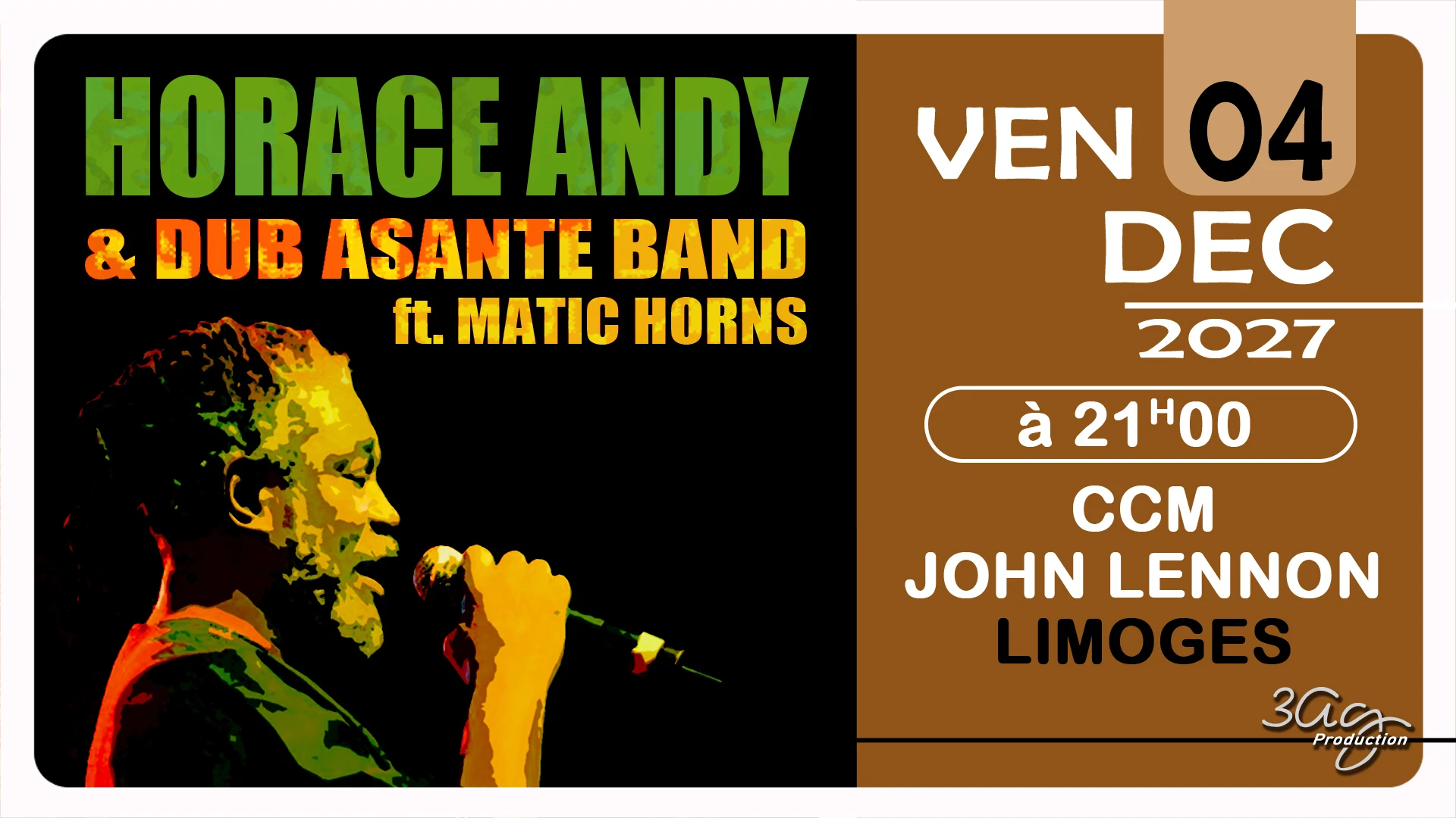 Horace Andy À Limoges Cover