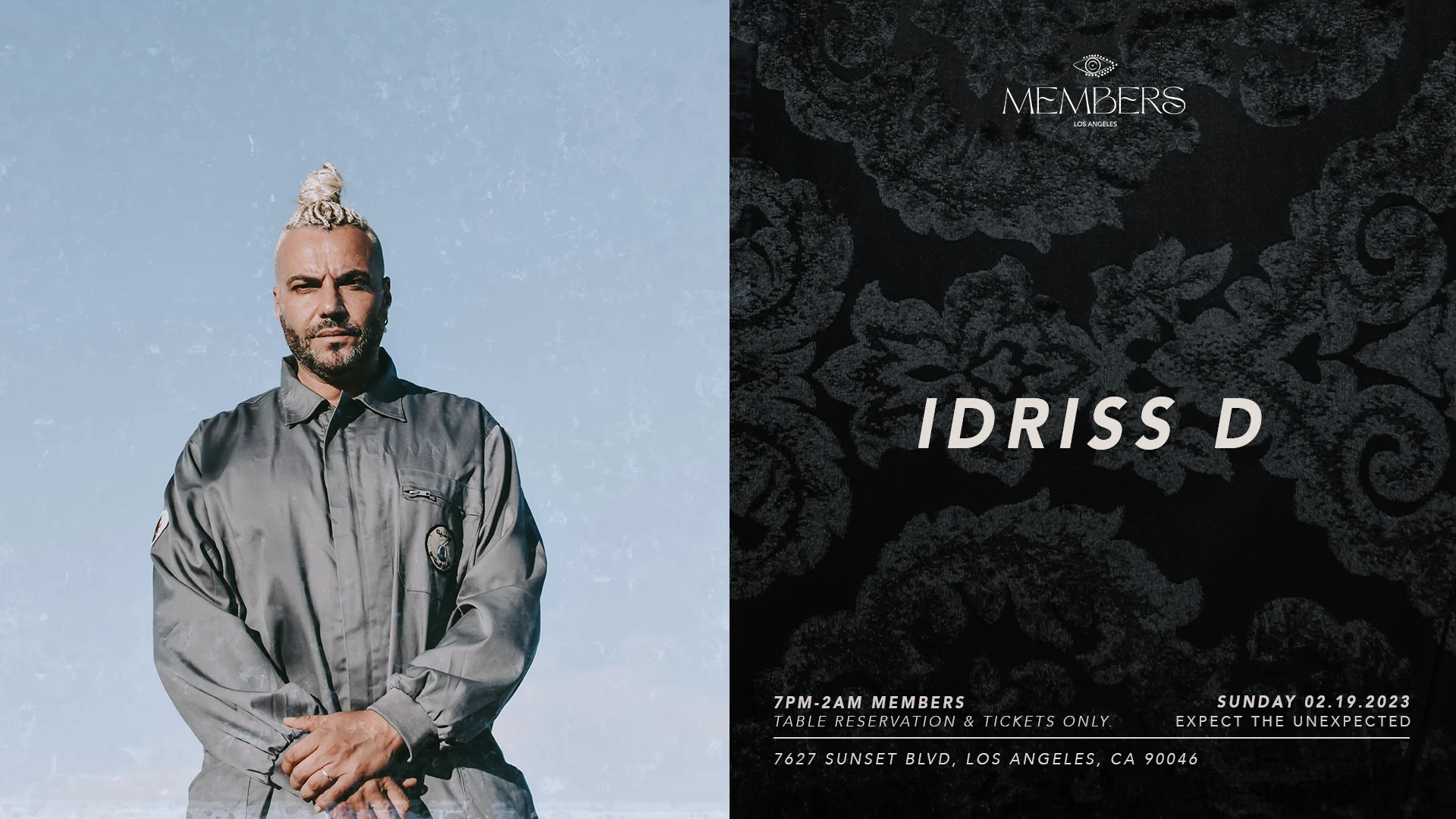 Idriss D At Members  Cover