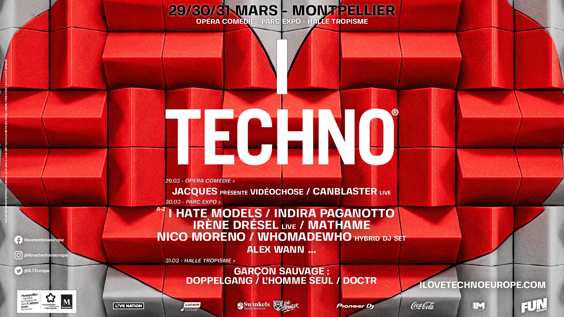 I Love Techno Europe Cover