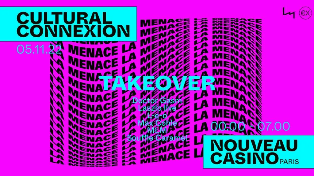 CCX D-1 : La Menace Records - Takeover  Cover