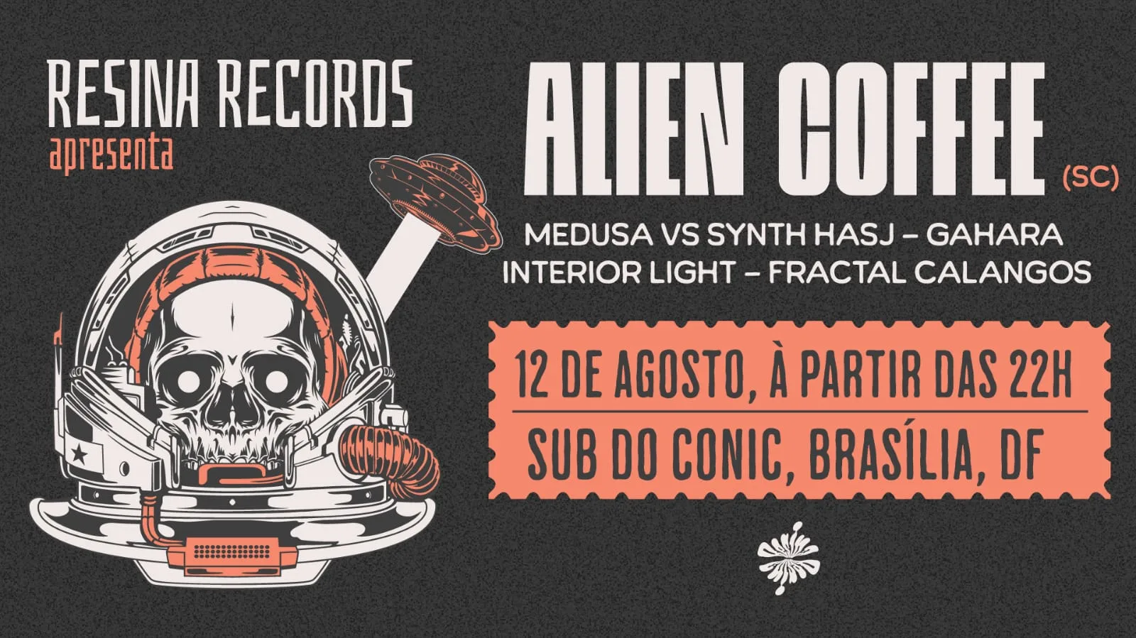 Resina Records C/ Alien Coffee (Sc) | 12 De Agosto Cover