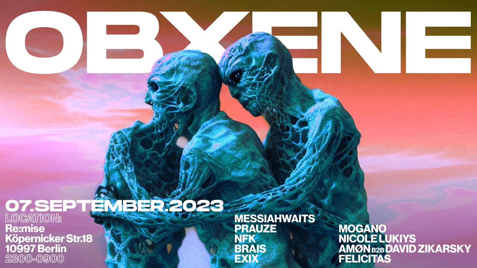 Obxene W/ Messiahwaits, Prauze, Nicole Lukiys, Exix, Brais.. Cover
