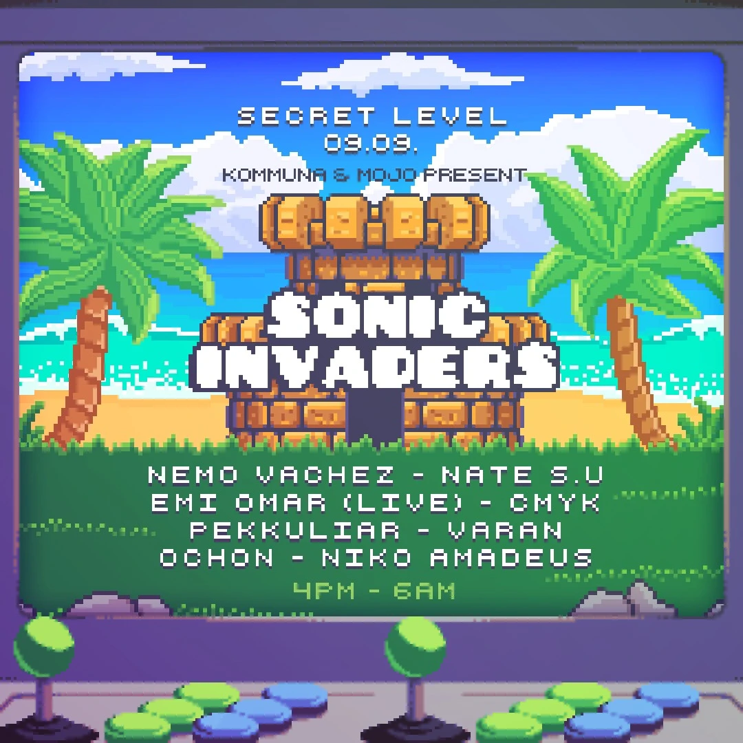 Open Air Villa Party - Kommuna X Mojo - Sonic Invaders Cover