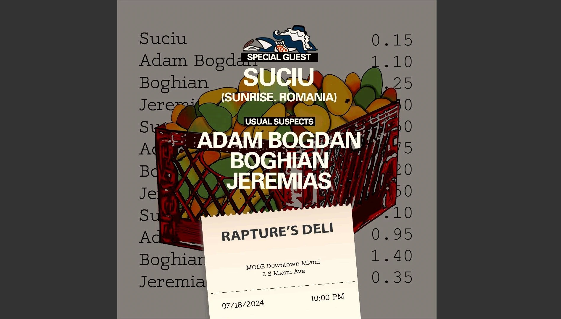 Rapture's Deli Pres. Suciu (Romania, Sunrise) Cover