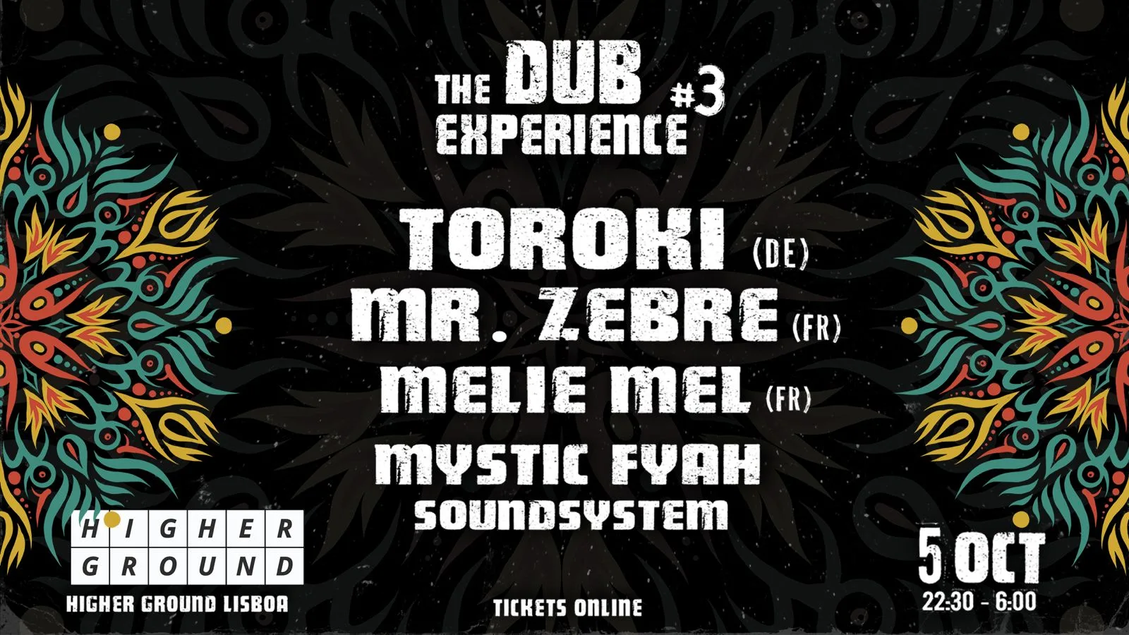 The Dub Experience #3 - Toroki, Mr. Zebre And Melie Mel Cover