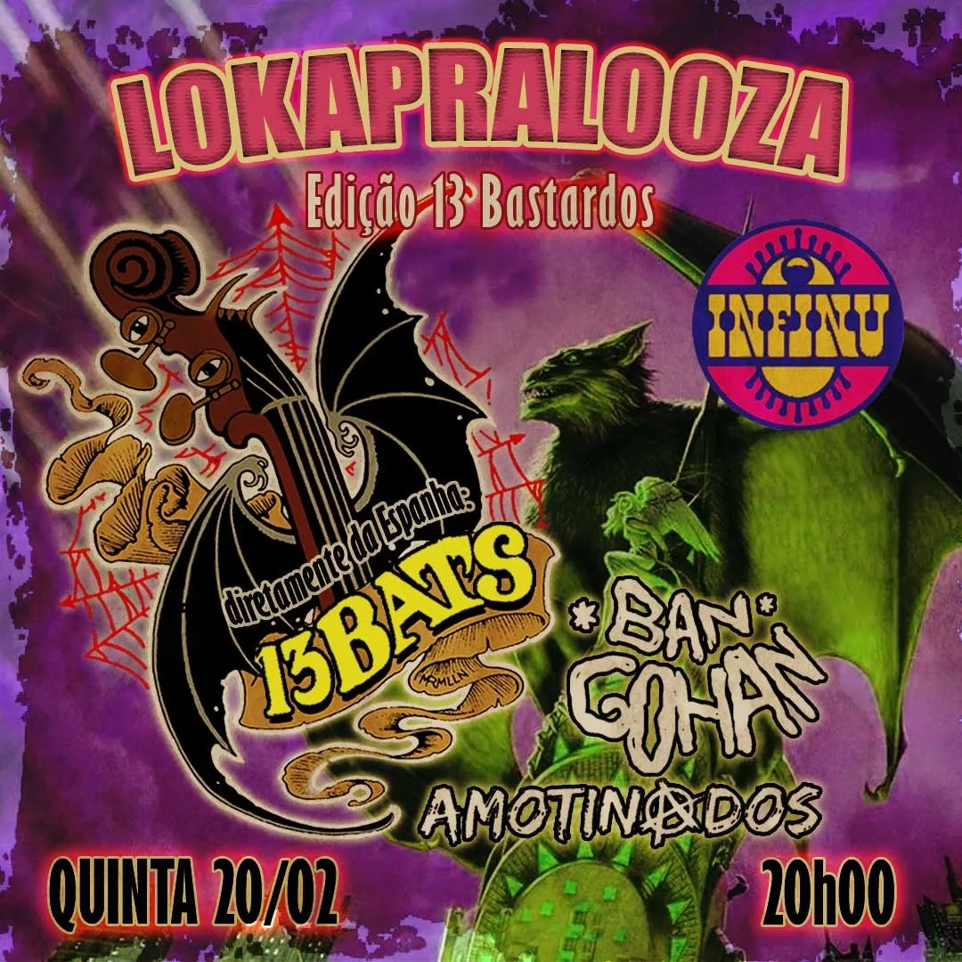 Lokapalooza Edição 13 Bats Cover