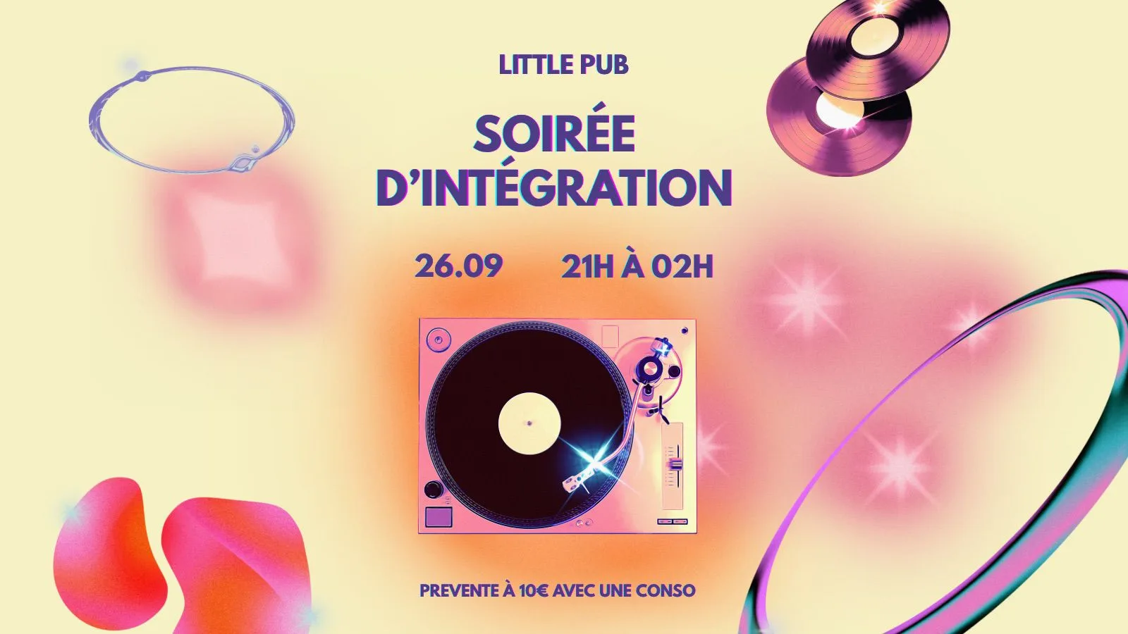 Soirée Étudiante : Psy'k - Vendredi 26 Septembre Cover