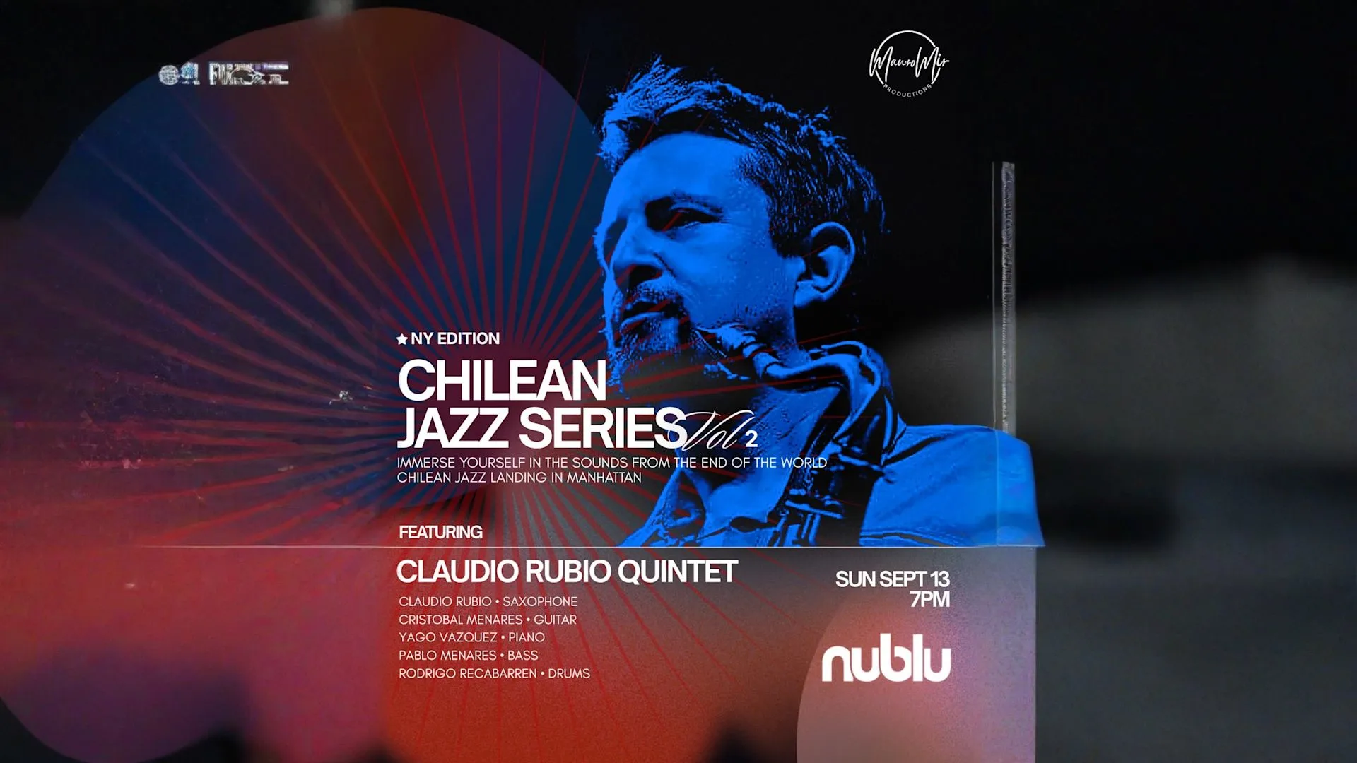 Chilean Jazz Series Vol 2- Claudio Rubio Quintet Cover