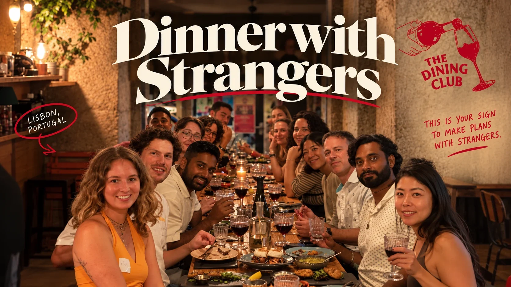 Dinner With Strangers | Every Thursday Cover