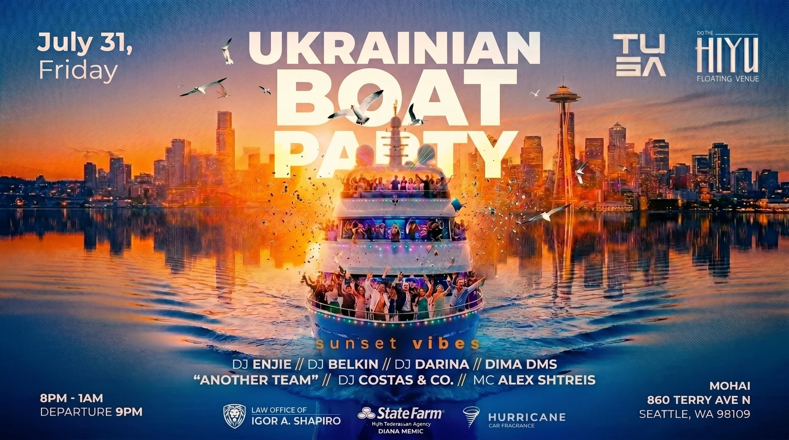 Tusa | Boat Party Cover