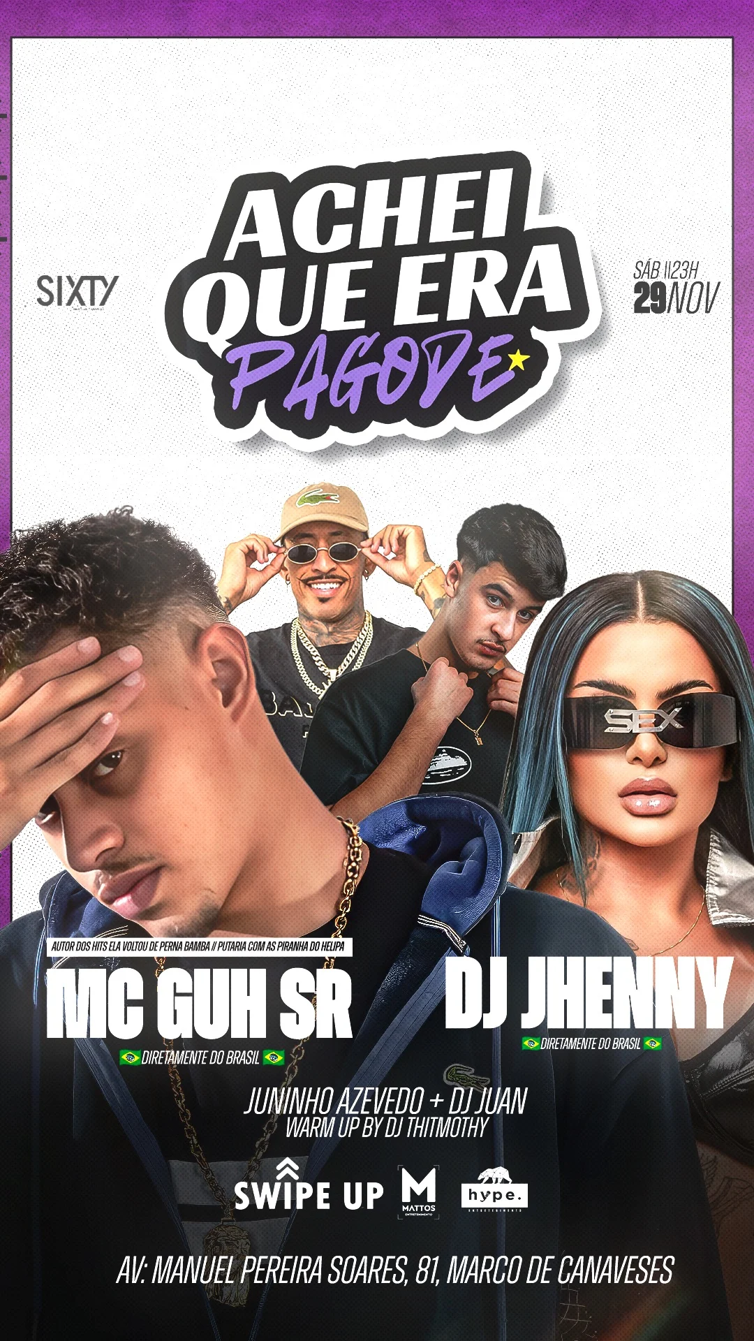 MC Guh Sr / Achei Que Era Pagode Cover