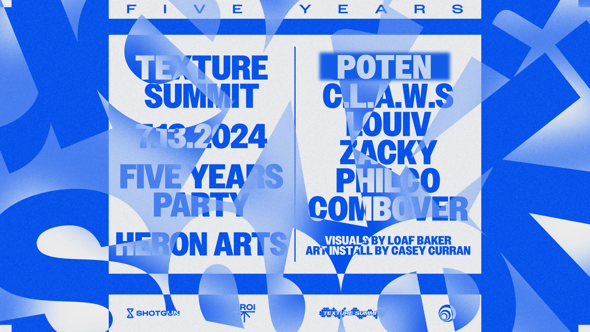 Texture Summit 5 Year Anniversary Cover