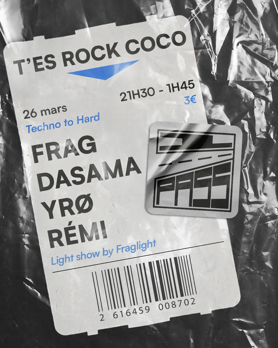 1pass - T’Es Rock Coco Cover