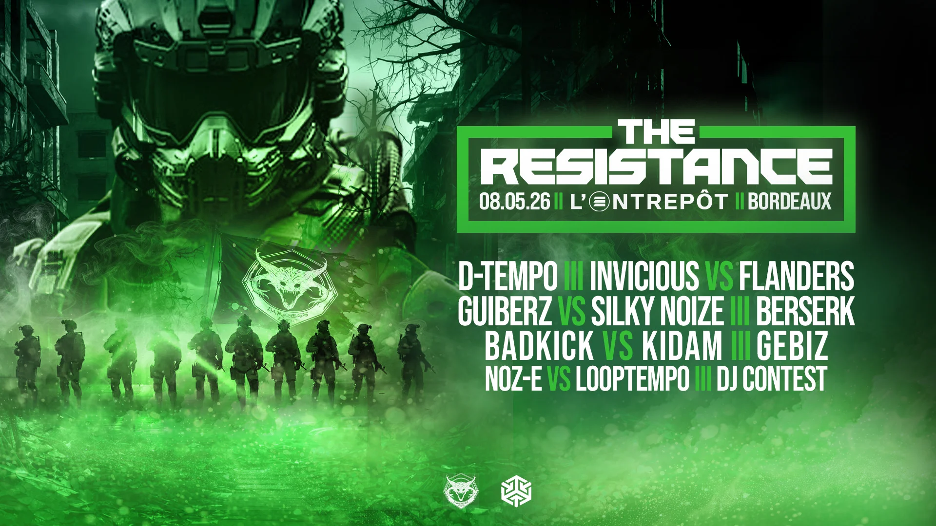 The Resistance //D-Tempo//Invicious//Guiberz//Silky-Noize Cover