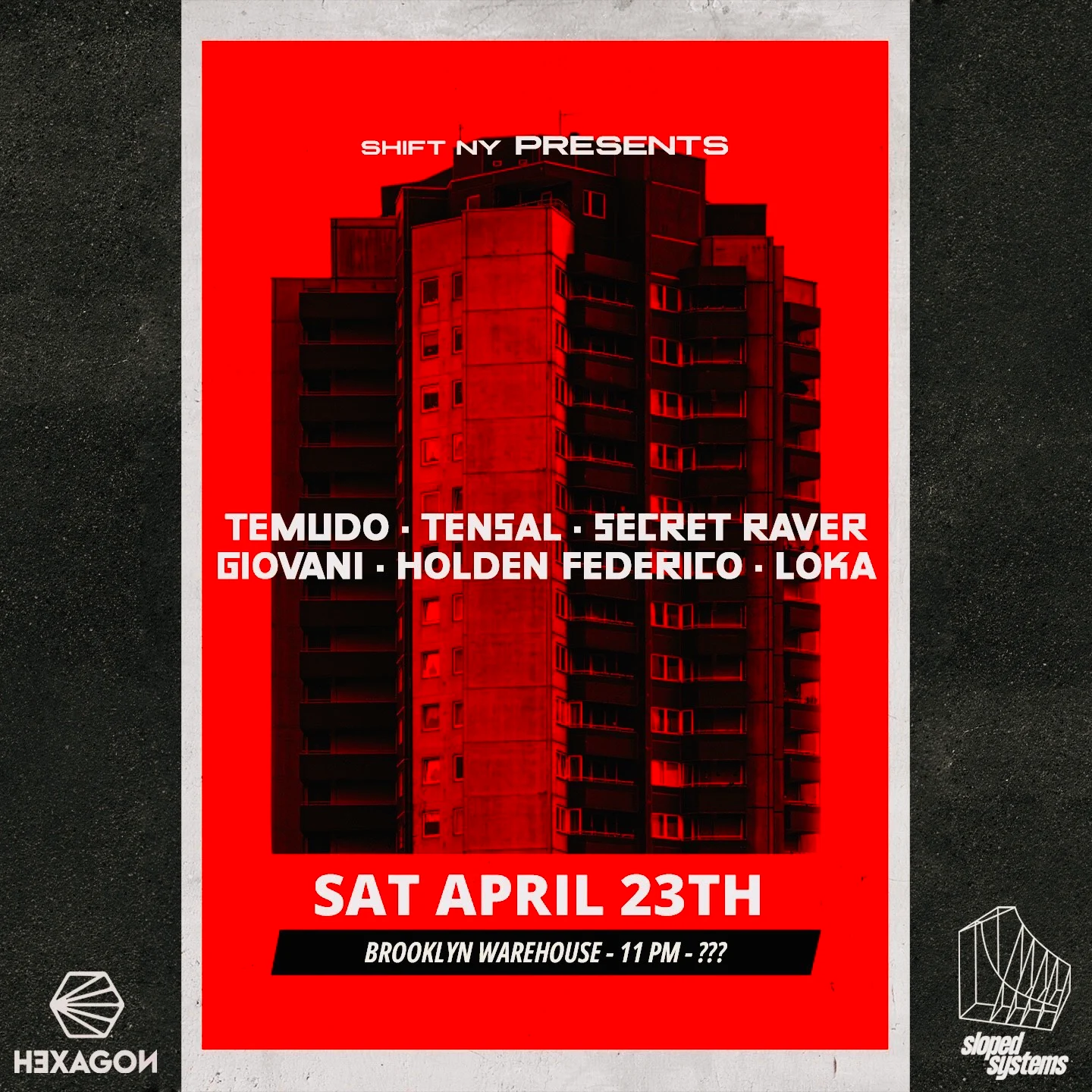  Temudo / Tensal / Secret Raver / Federico Holden / Loka / G Cover