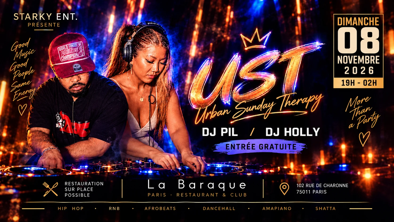 Urban Sunday Therapy - More Than A Party Cover