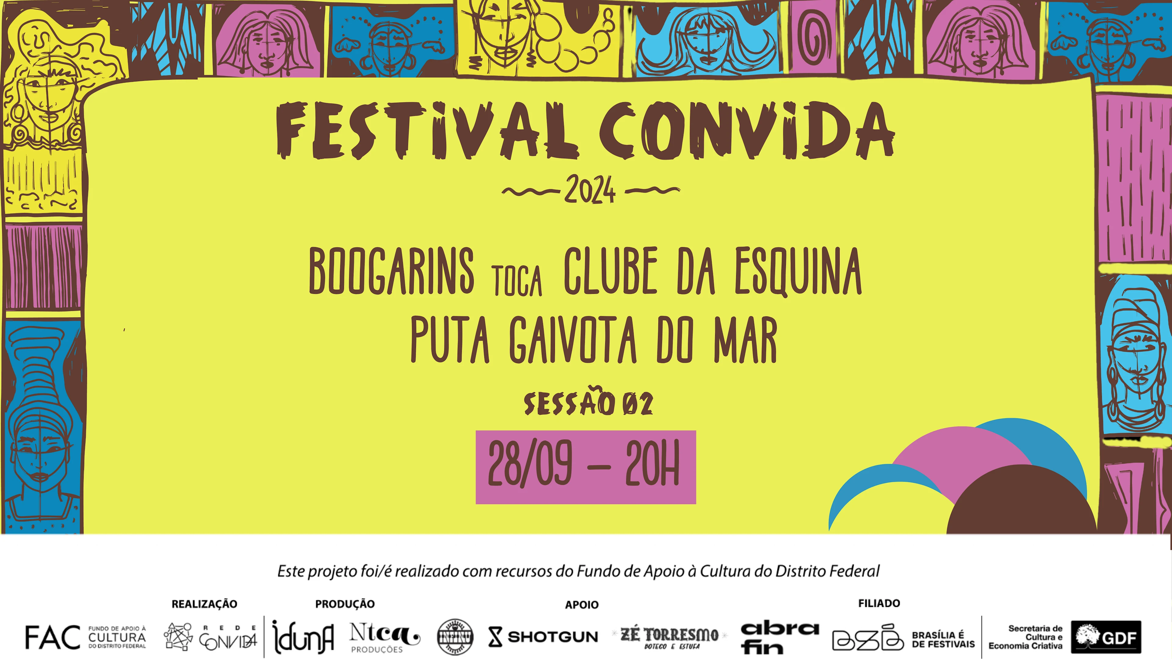 28/09 Festival Convida - Boogarins Toca Clube Da Esquina Cover