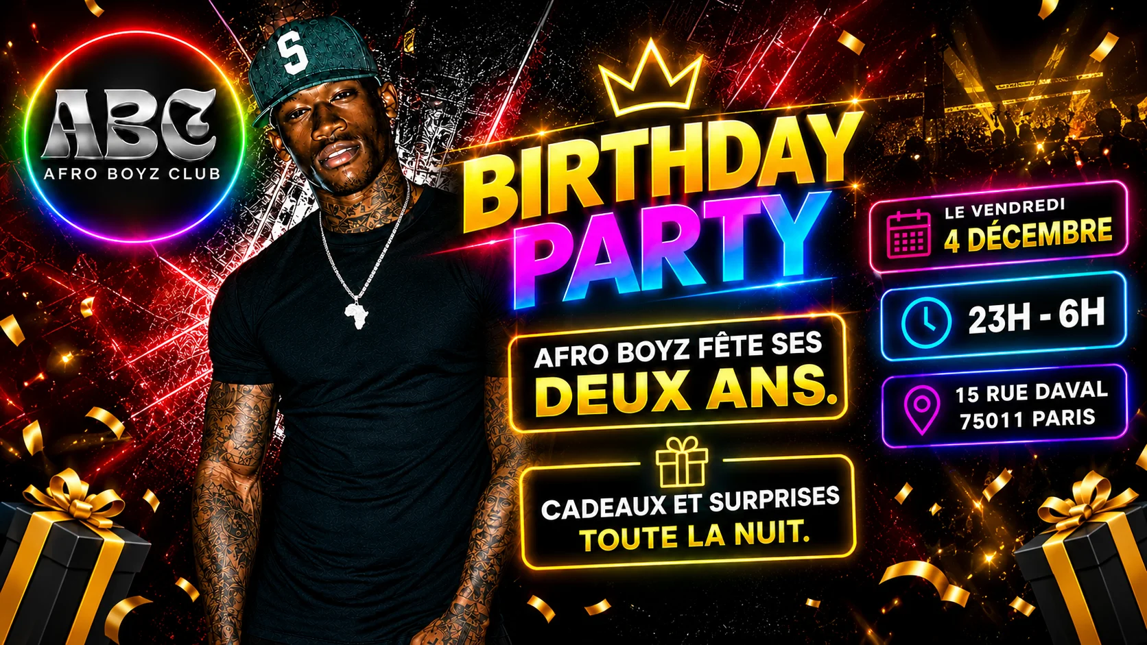 Afro Boyz Birthday Party Cover