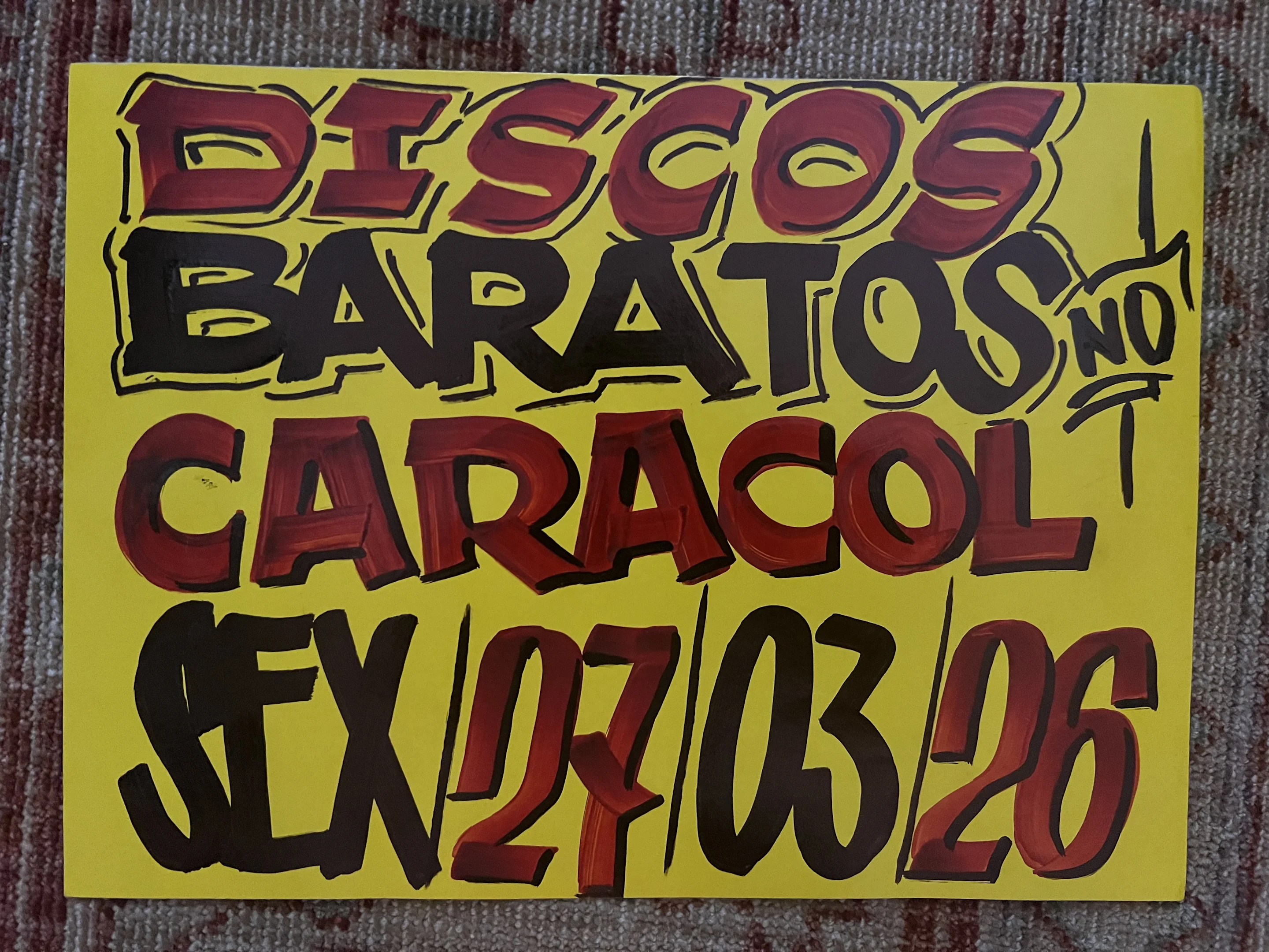 Discos Baratos Nessa Sexta No Caracol - Sp Cover