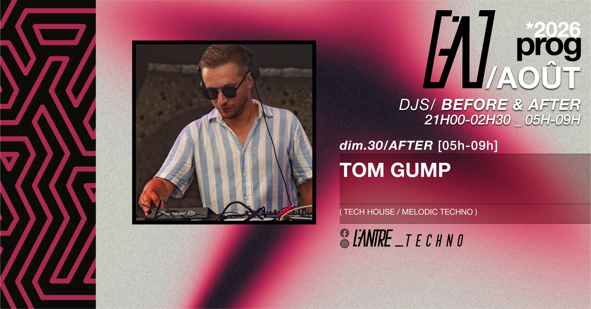 Tom Gump — Tech House / Melodic Techno Cover