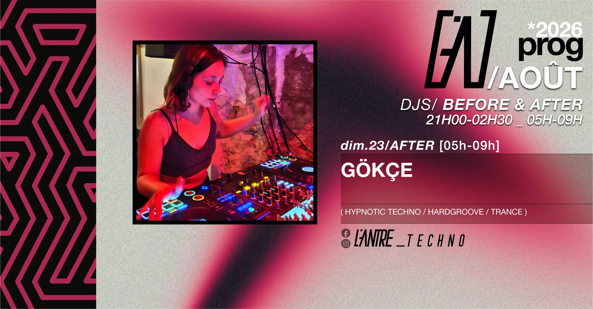 Gökçe — Hypnotic Techno / Hardgroove / Trance Cover