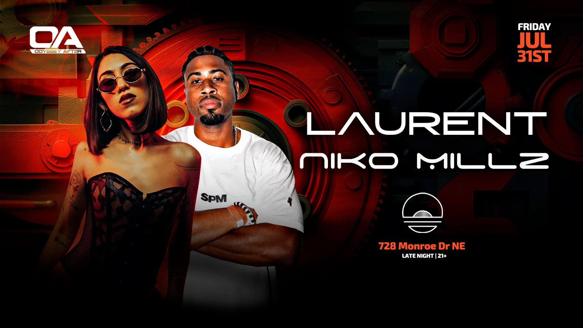 Laurent + Niko Millz At Odyssey After Cover