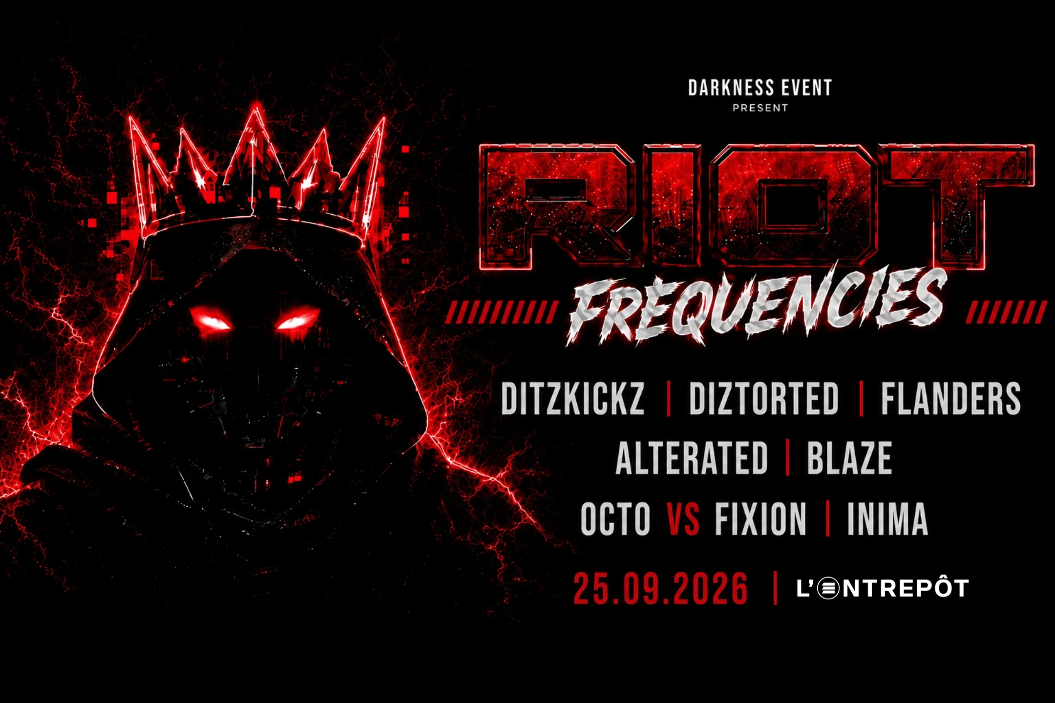 Riot Frequencies// Ditzkick/ Diztorted/ Flanders/ Alterated Cover