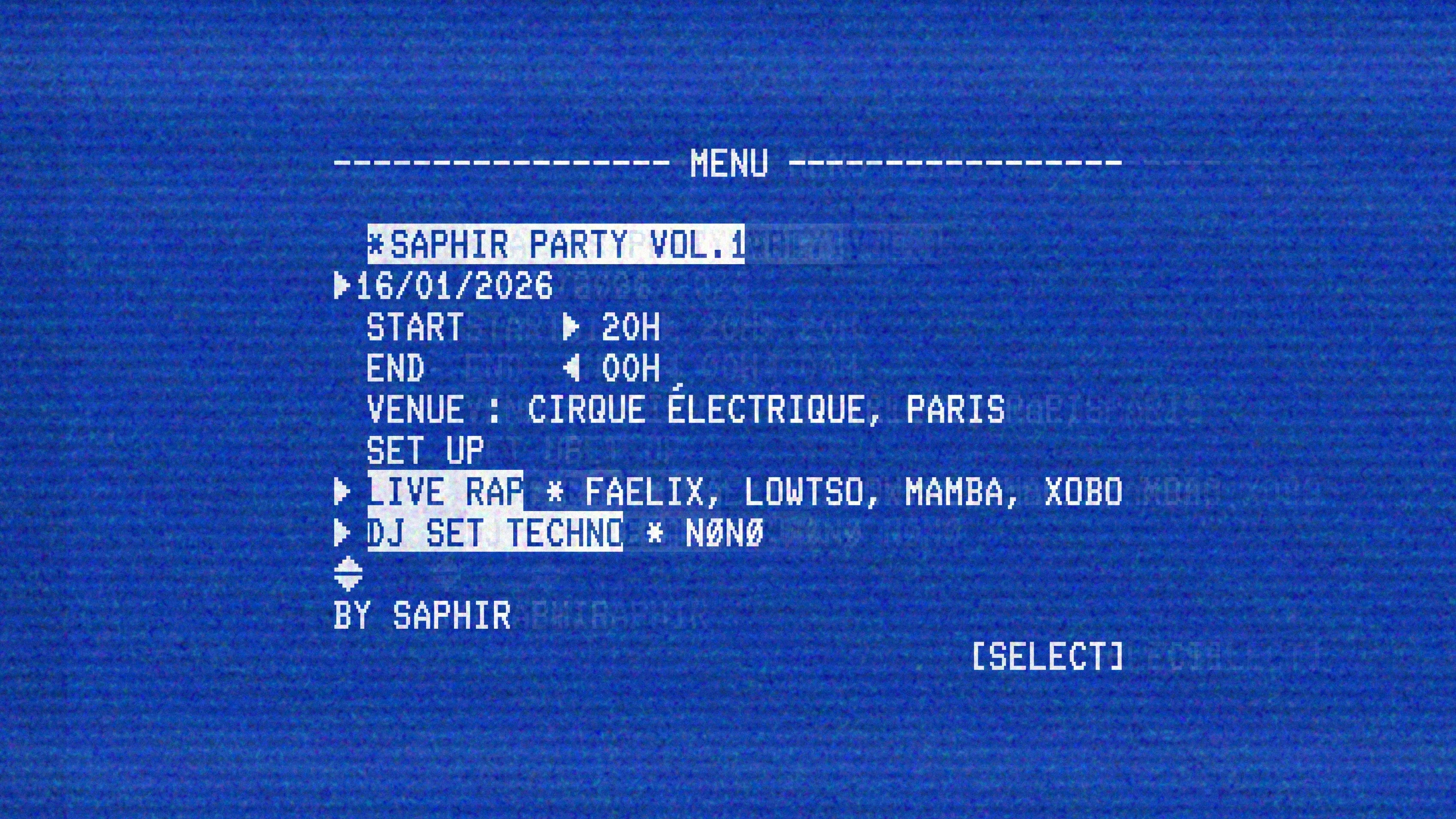 Saphir Party Vol.1 Cover