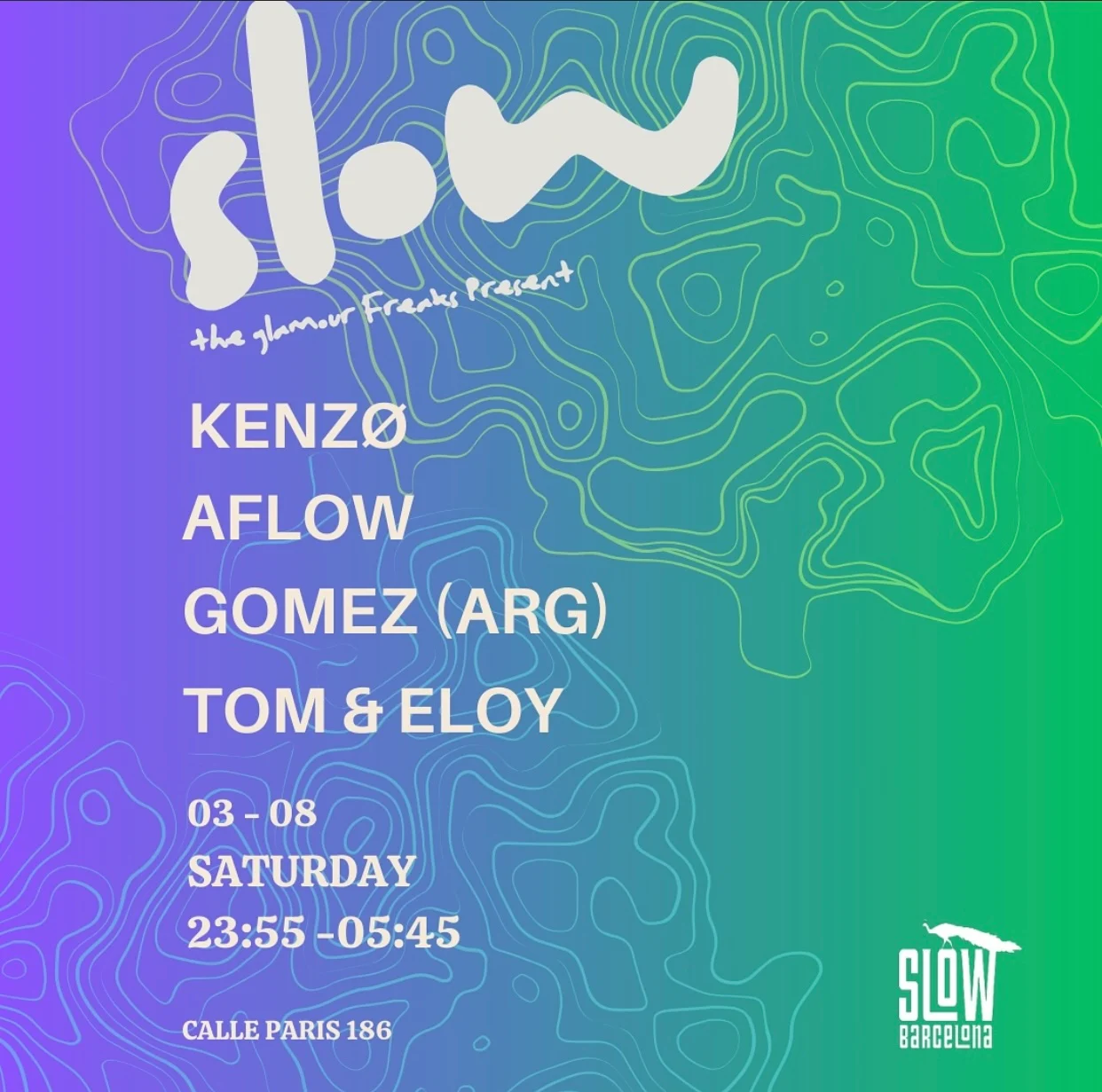Glamour Freaks W/ Kenzø + Aflow + Gomez (Arg) + Tom & Eloy Cover