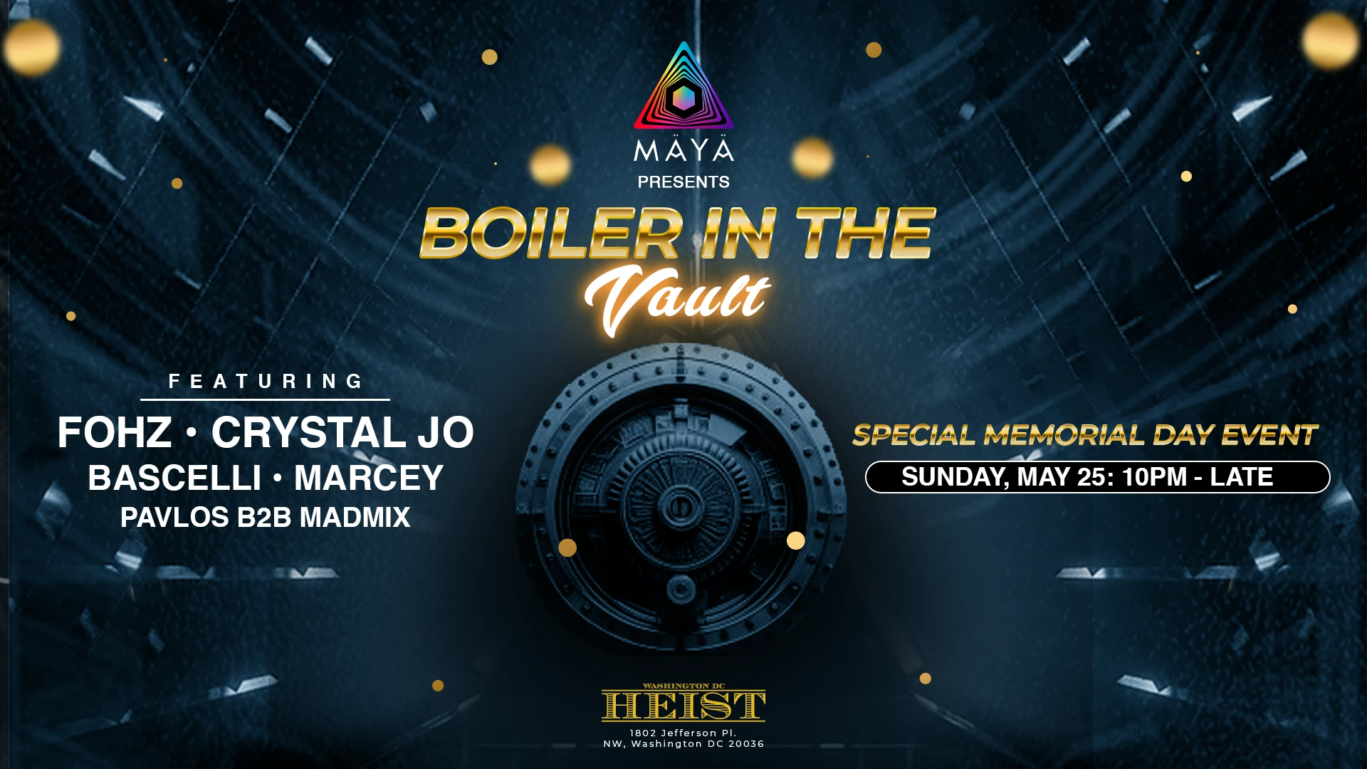 Mäyä Presents: Boiler In The Vault Memorial Day Special Cover