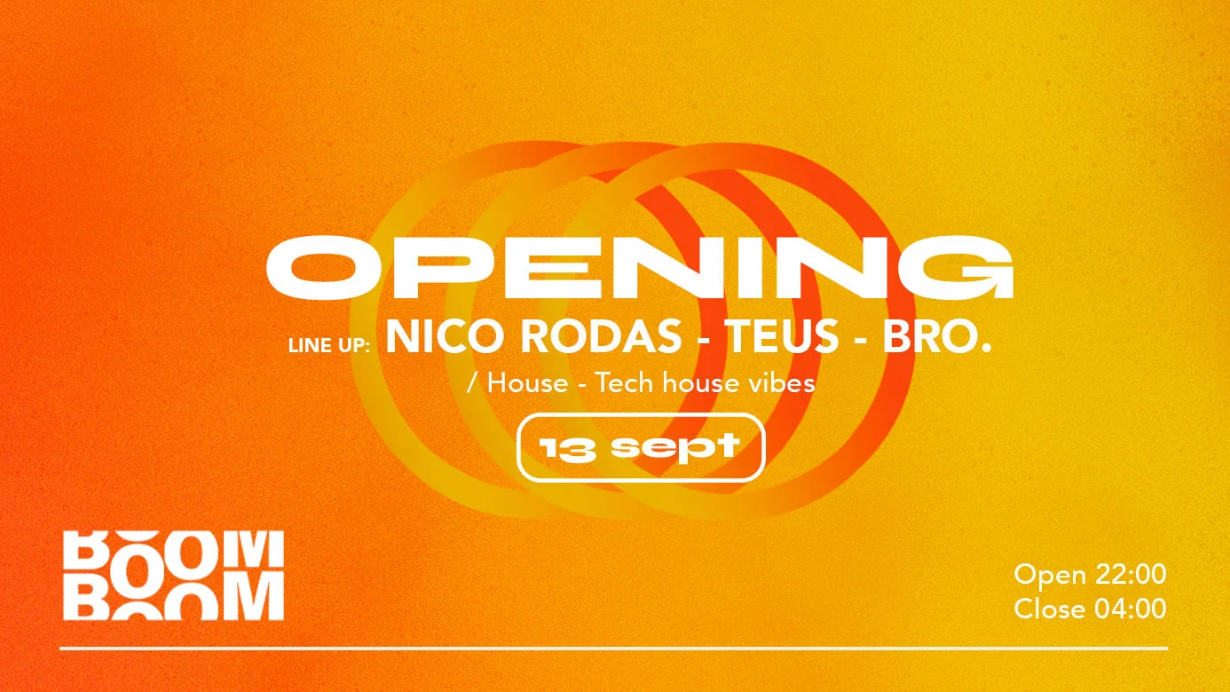Opening: Nico Rodas + Teus + Bro. Cover