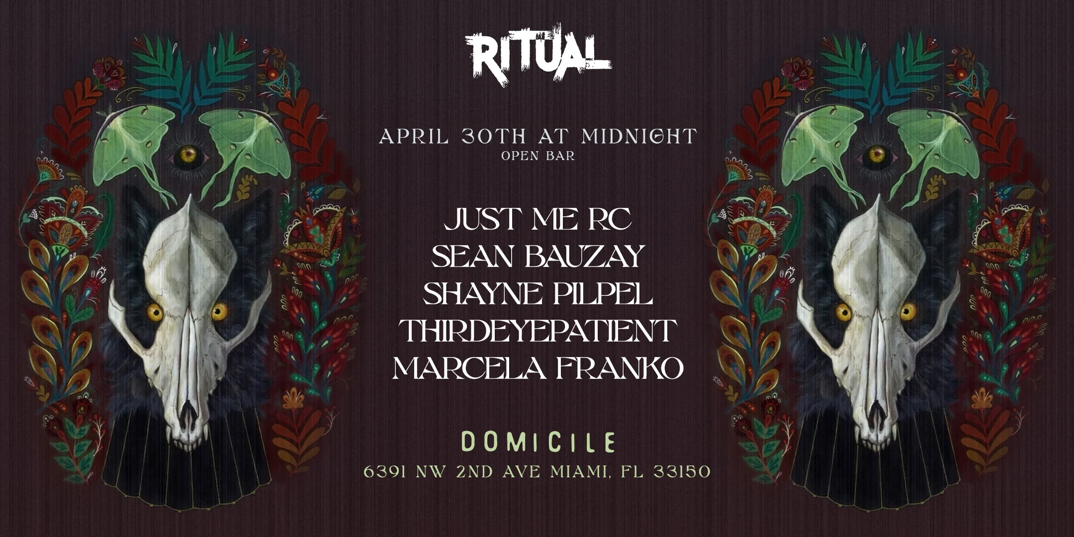 Domicile Presents : Ritual  Cover