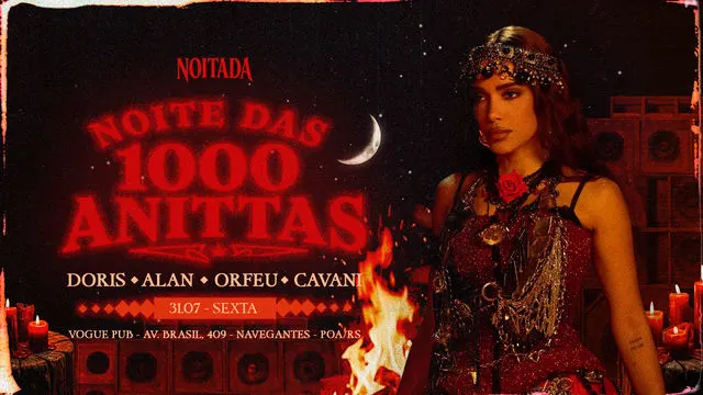 Noite Das 1000 Anittas Cover