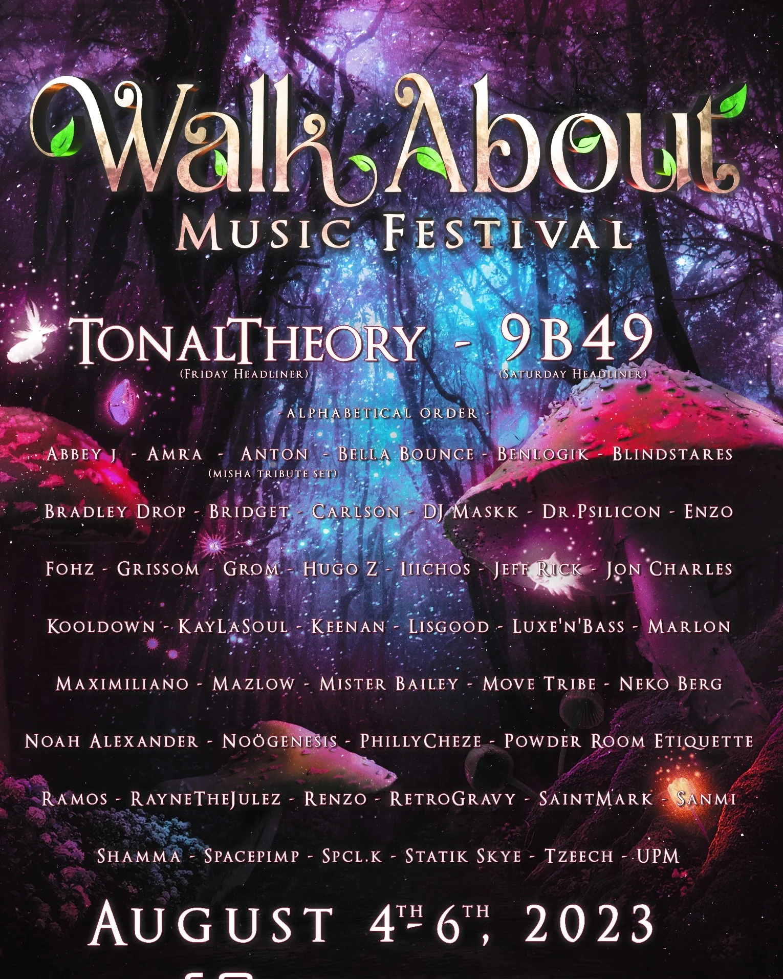Walkabout Music Festival 2023 Cover