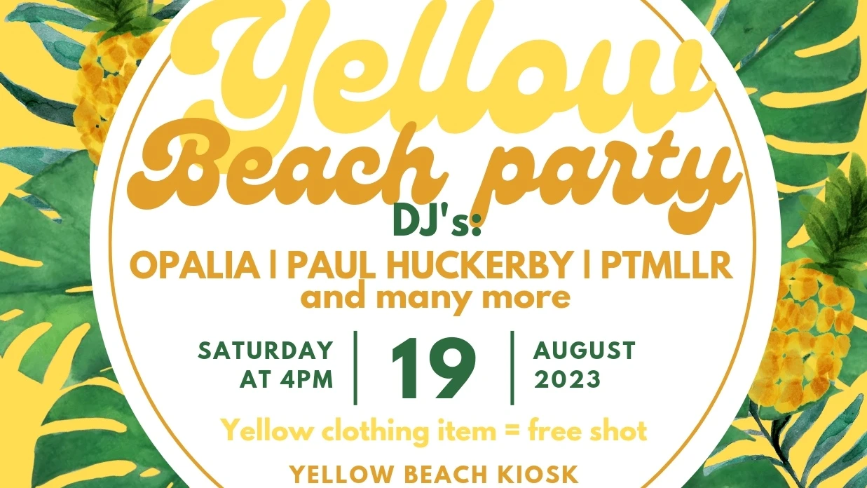 Yellow Beach Party Cover