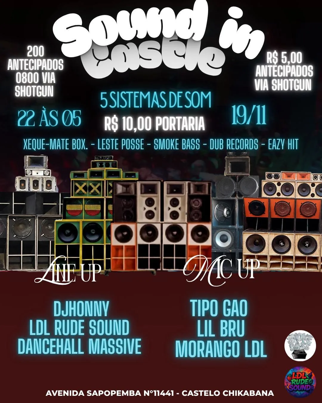 Sound In Castle - 5 Sistemas De Som Cover