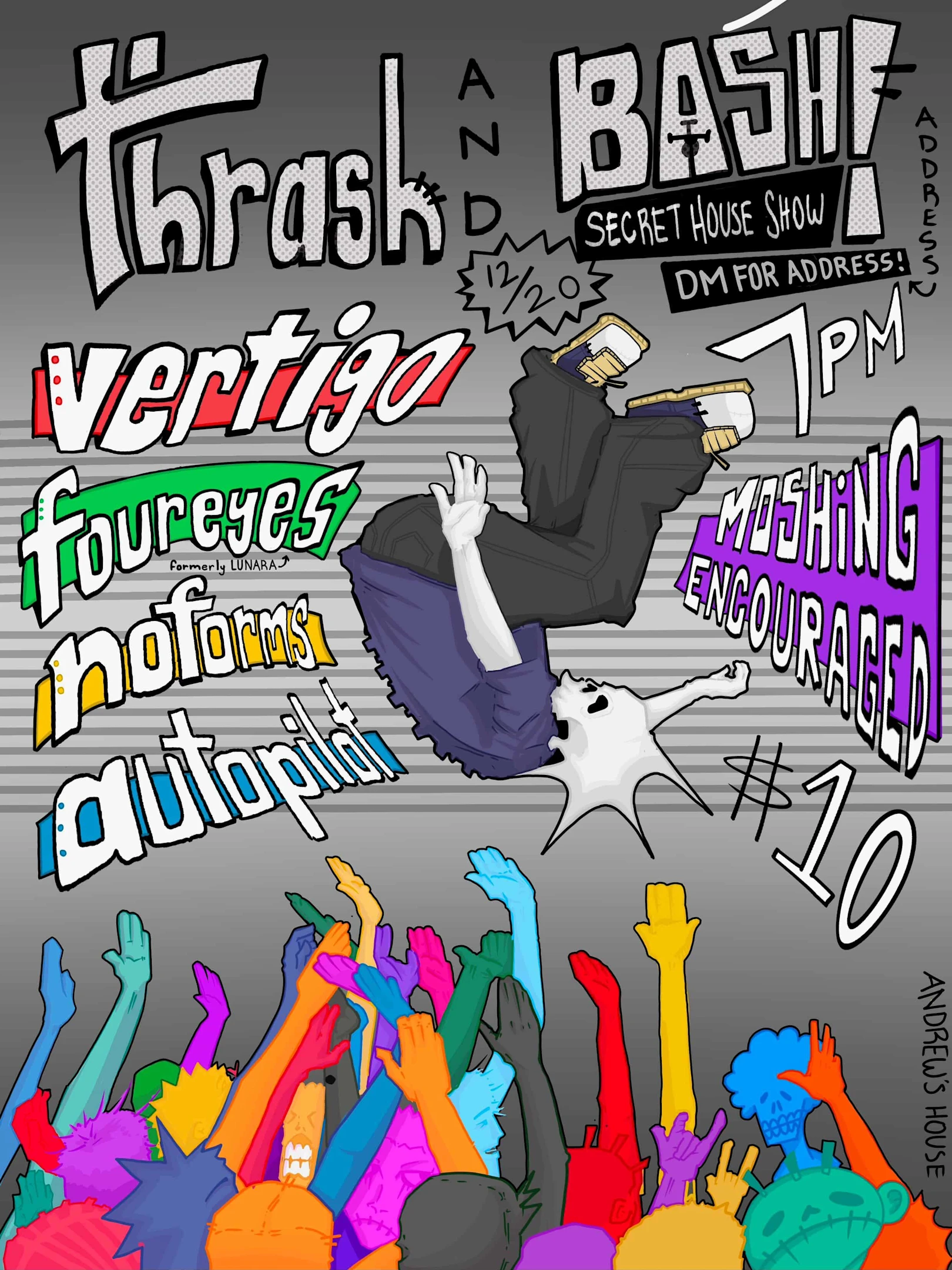 Thrash And Bash House Show Cover