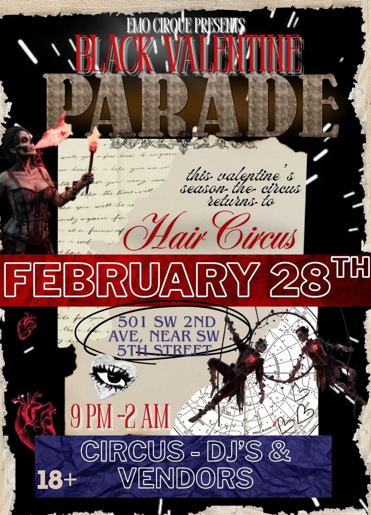 Emo Cirque: Black Valentine Parade Cover