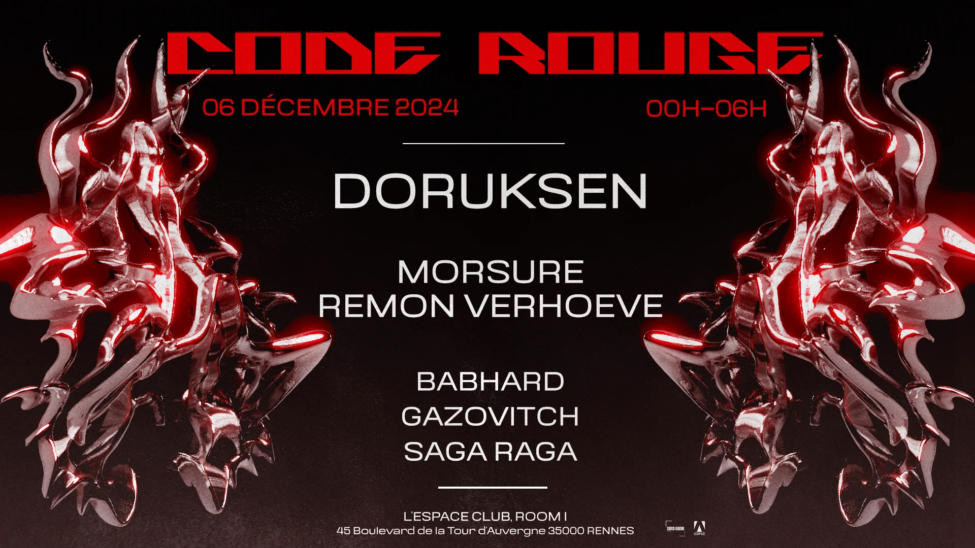 Code Rouge II - Doruksen, Morsure & Remon Verhoeve Cover