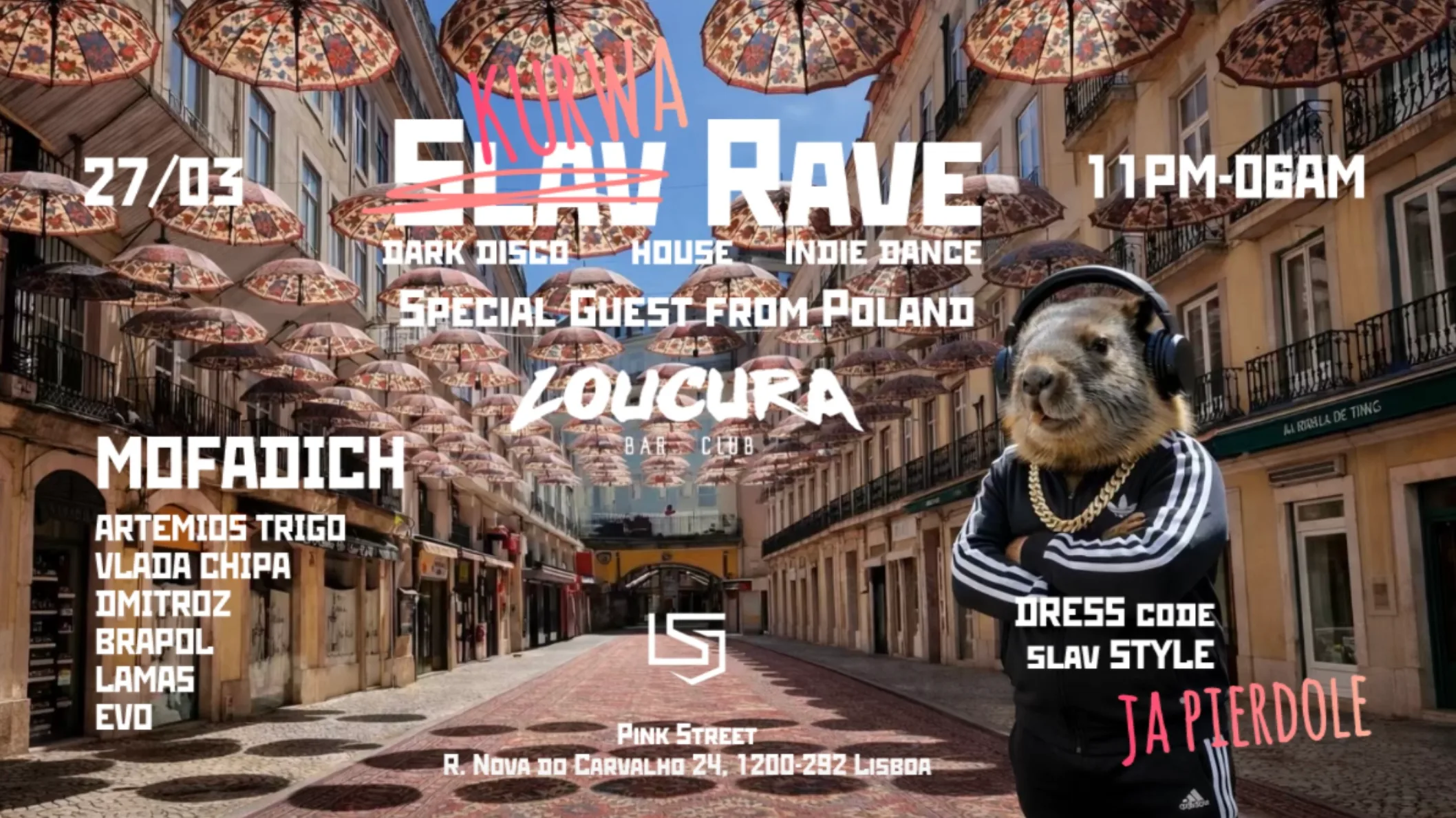 Slav Rave 27/03 Kurwa Cover