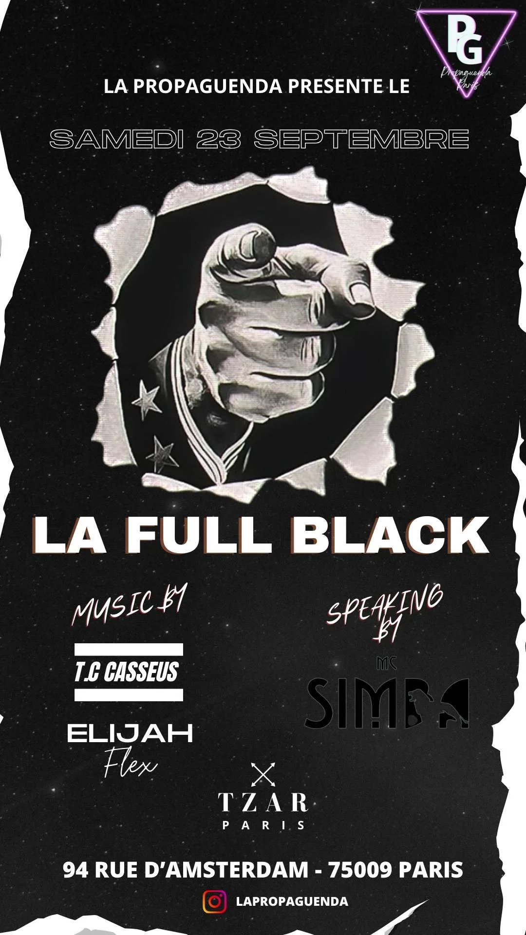La Full Black @Tzar Cover