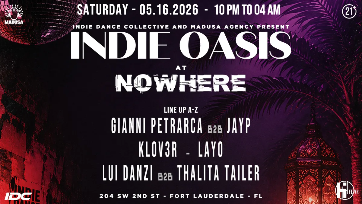 Indie Oasis @ Nowhere [Madusa Records Takeover] Cover
