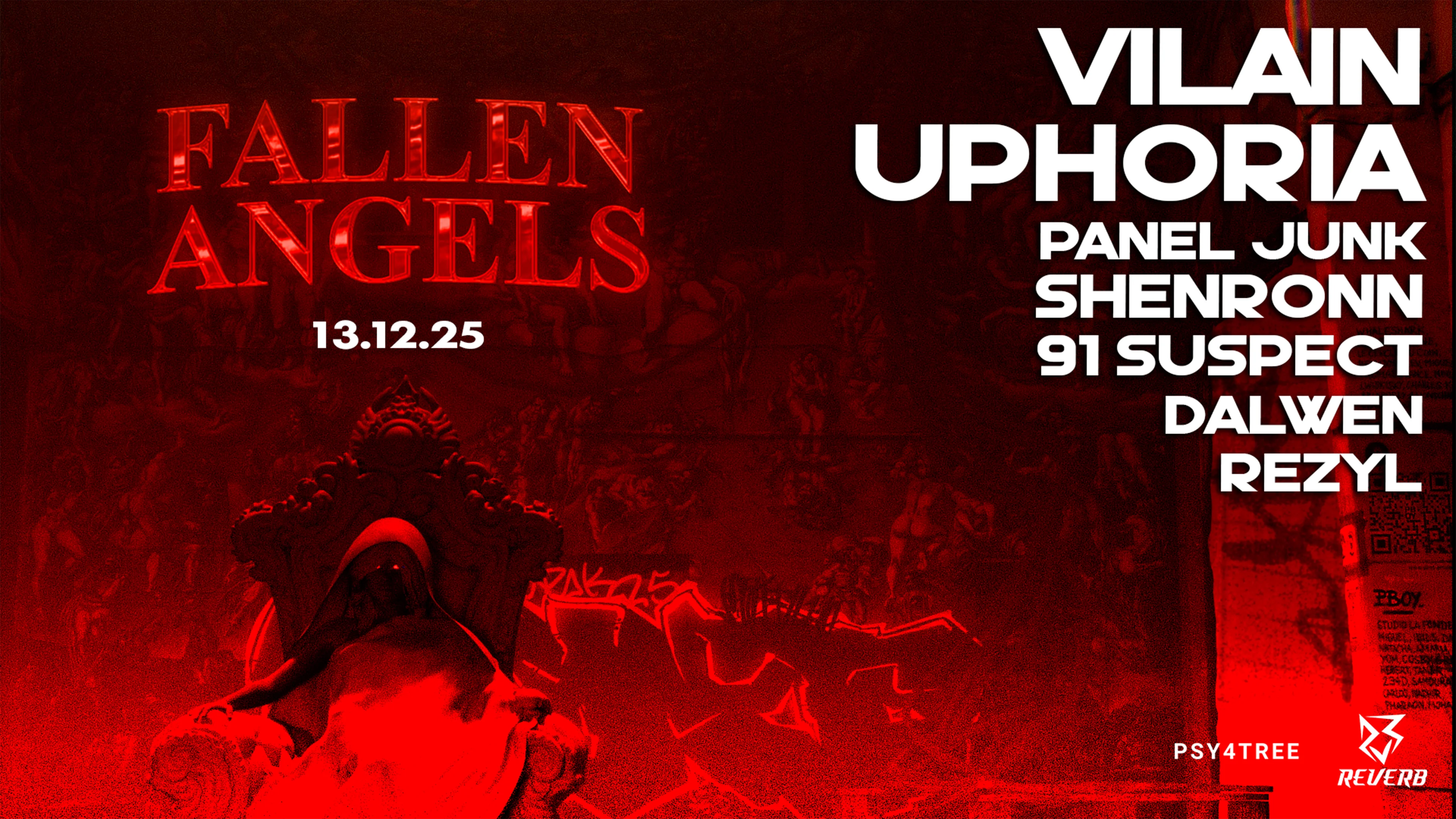 Fallen Angels #3 Vilain, Uphoria, Panel Junk... Cover